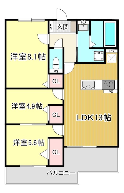 Plume葛野三条 間取り