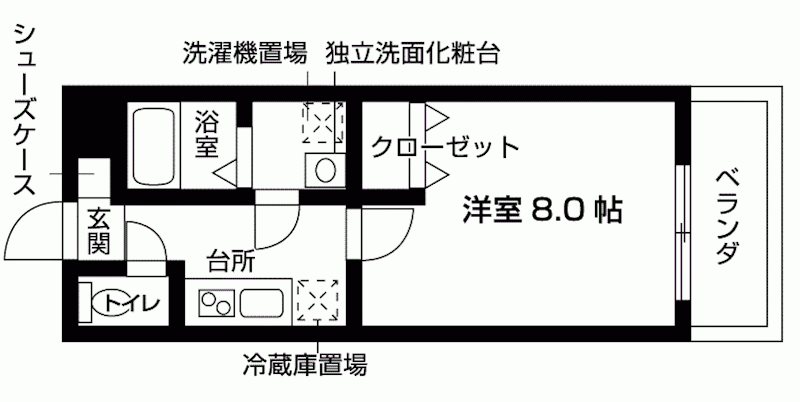 アトラス一乗寺 間取り