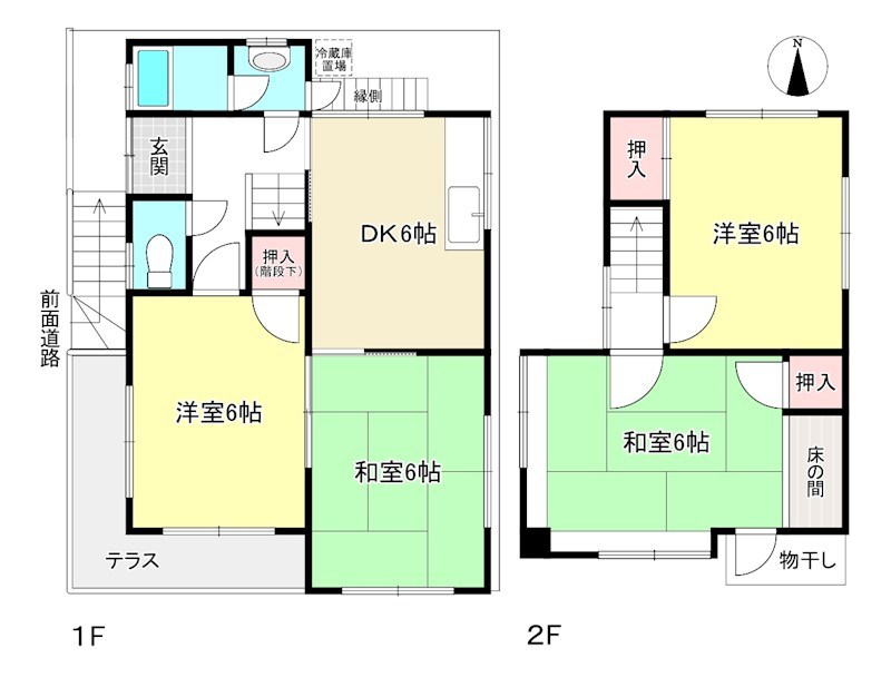 出雲路俵町貸家 間取り