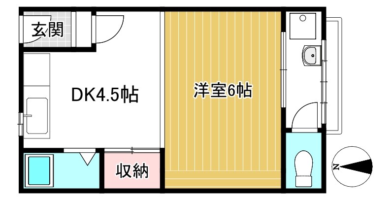 アミティエ一乗寺 間取り