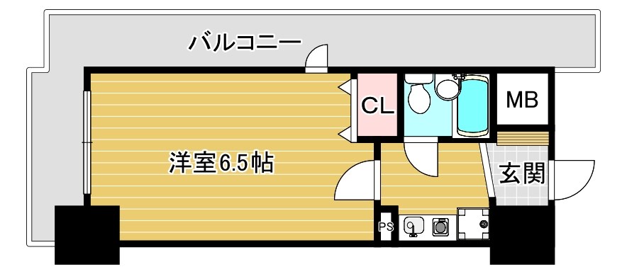 エスリード四条河原町 間取り