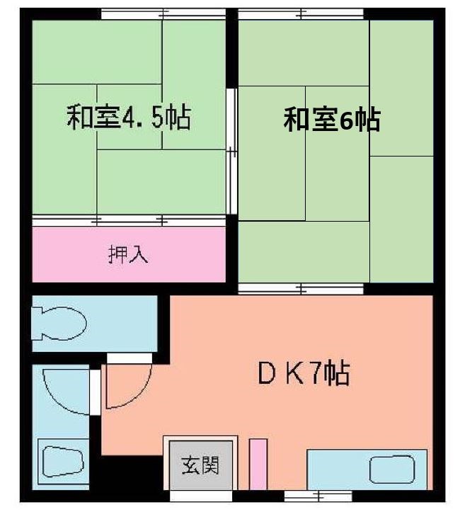 コーポ田辺 間取り