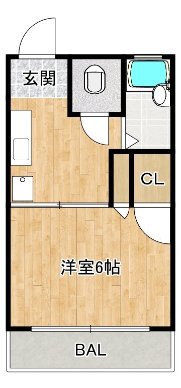 ゆにはコーポかなだⅠ 間取り