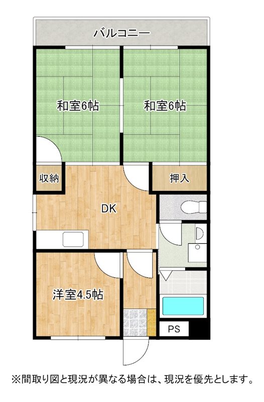 シャトレ西小石Ｂ棟 間取り