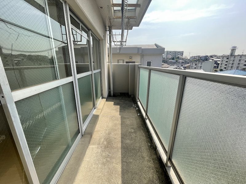 シャトレ西小石Ｂ棟 ベランダ