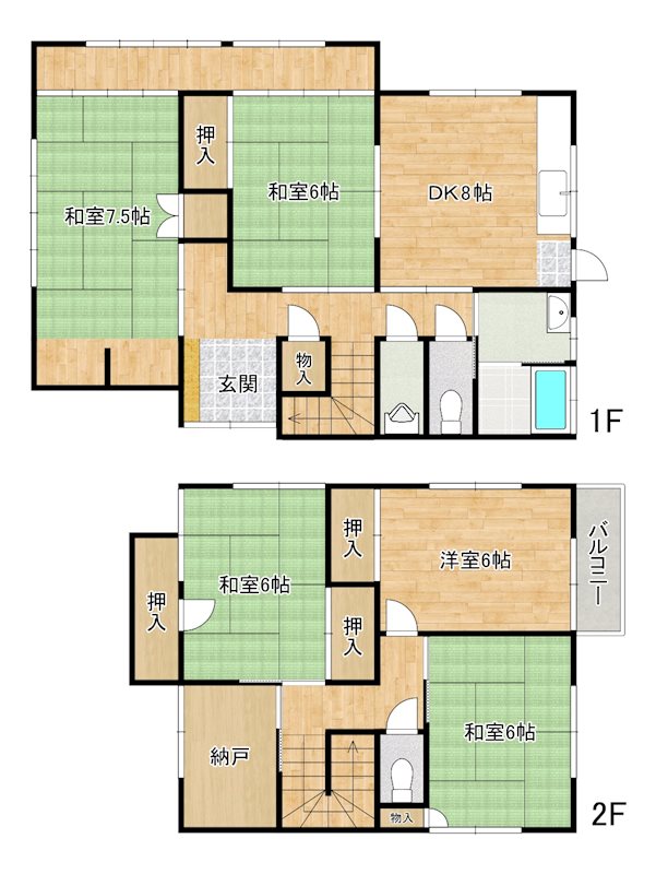 三好邸Ⅱ 間取り