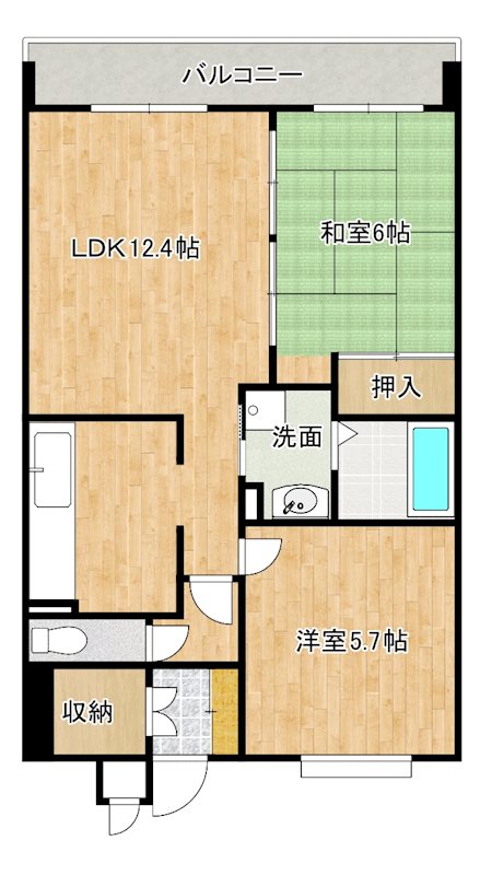 オークランド桜通り 間取り