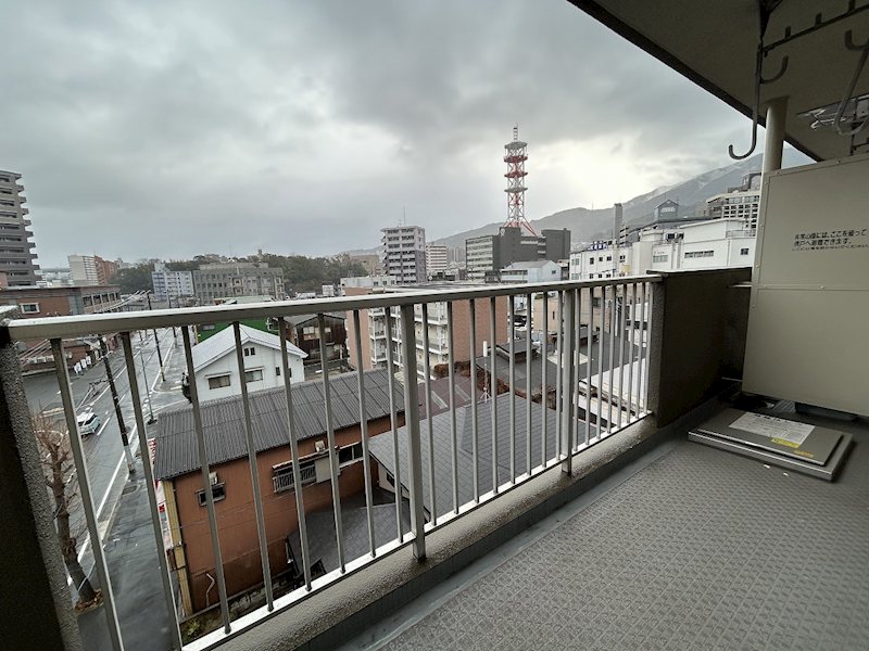 ハイツ帆柱 ベランダ