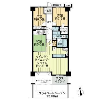 グランシティパレ・ド・リヴァージュ 間取り