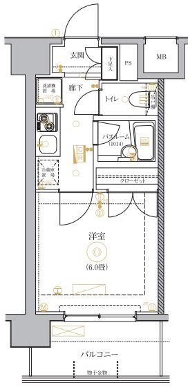 マキシヴ関内 間取り