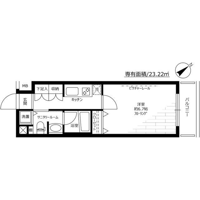 グリフィン横浜・山下公園弐番館 間取り