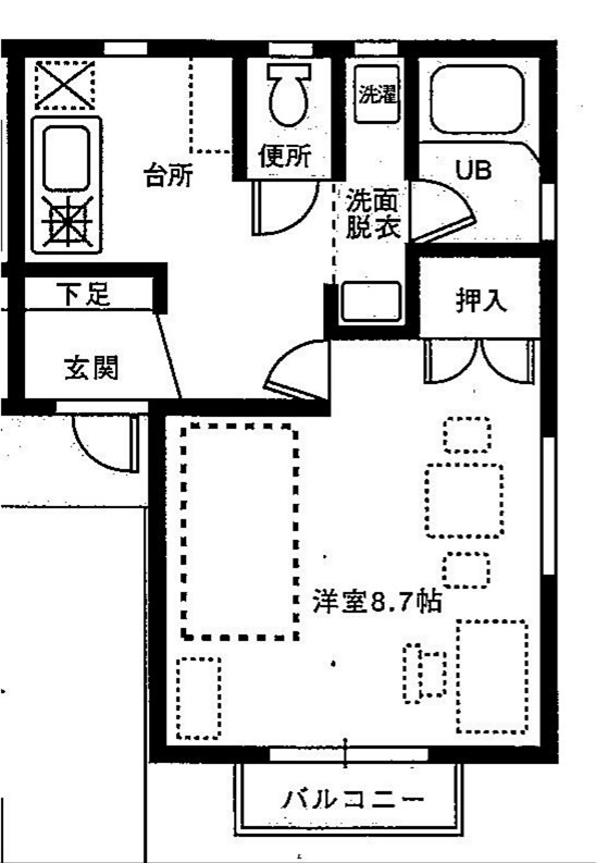 パークウエストS 間取り