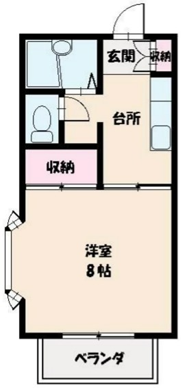 マリンパークハイツA棟 間取り