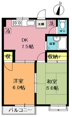 プレンティハイツ Ⅱ 間取り