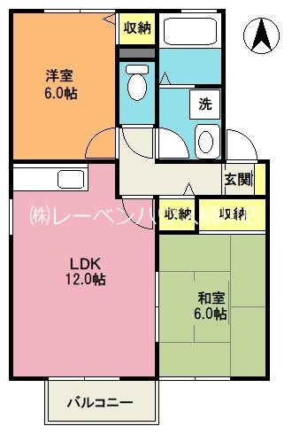 マロンハイツC 間取り