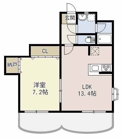 Casa　di　Felice（カサディフェリーチェ） 間取り