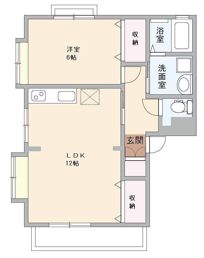 ガーデンヒルズ北上尾Ａ 間取り