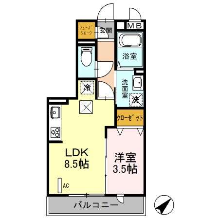 メテオール 間取り
