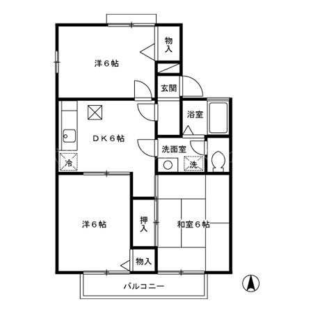 セジュールグランデⅣ 間取り