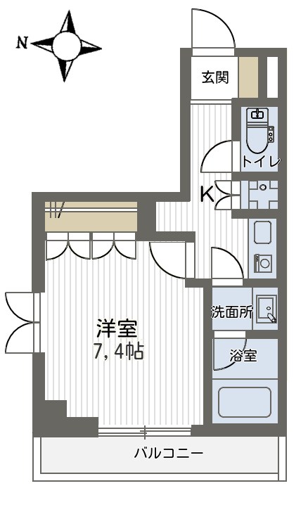 Vie Nouvelle常盤 間取り