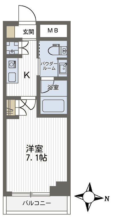 Vie Nouvelle常盤 間取り