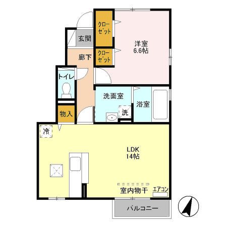 第７グリーンハイツ　C棟 間取り