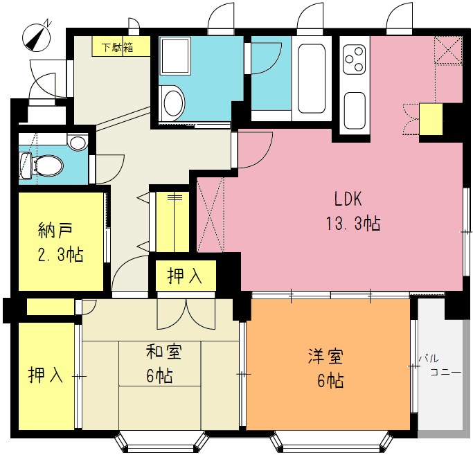 NBホームズ桶川 間取り
