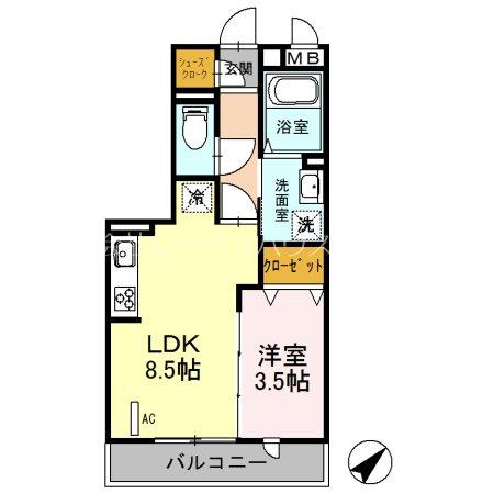 メテオール 間取り