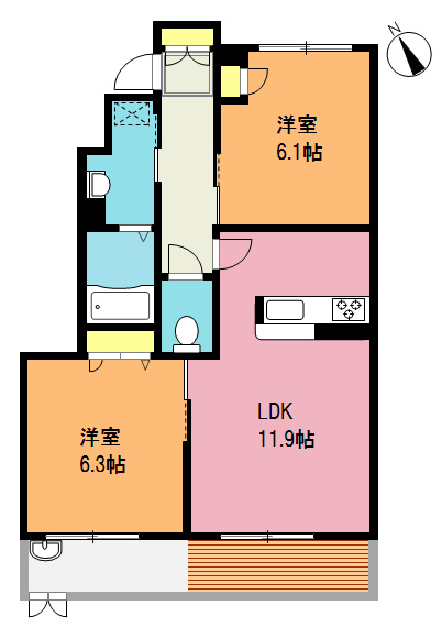 ラベイユ Ａ 間取り