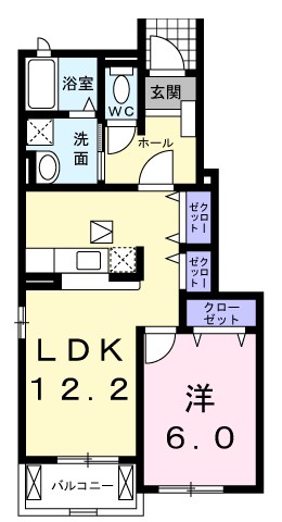 カリーノ・フィオーレ 間取り