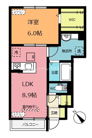ペイサージュ宮前 間取り