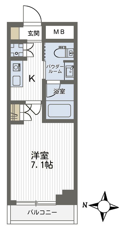 Vie Nouvelle常盤 間取り