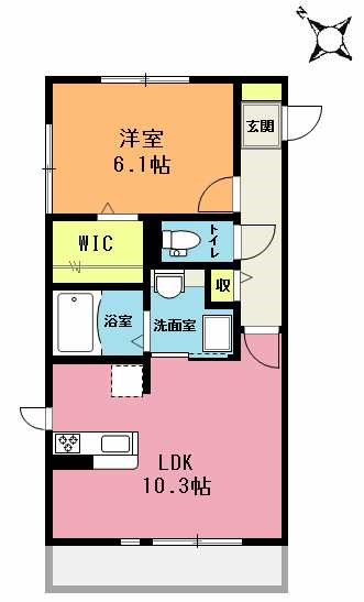 クレール原新町 間取り