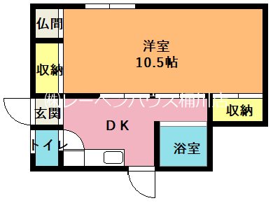 泉一丁目貸家 間取り