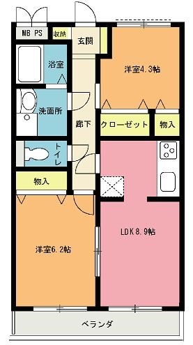 アヴェニュー北上尾 間取り