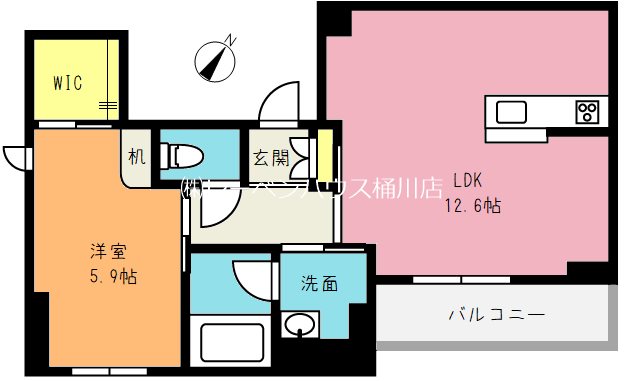 SHMメルベーユ 間取り