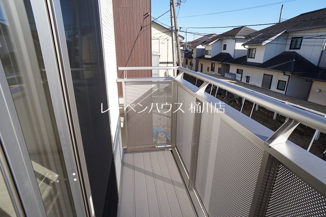 上尾市上貸家3号棟 ベランダ
