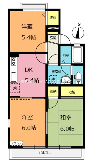 あずまじゅねす 2 間取り