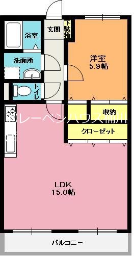 アメニティパレスＡ棟 間取り