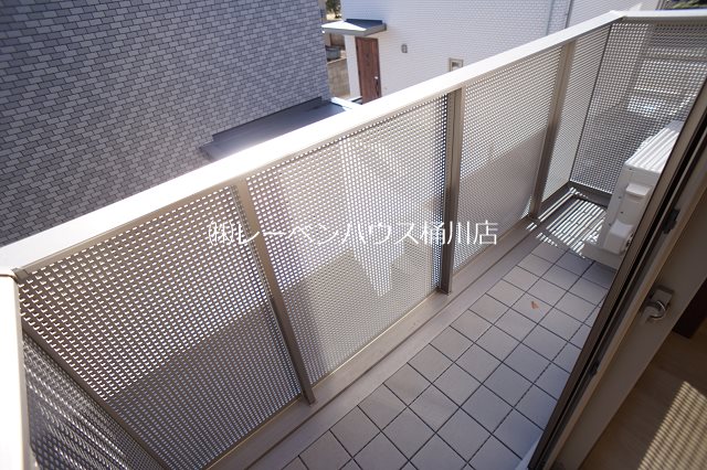 ライジングスクエア ベランダ
