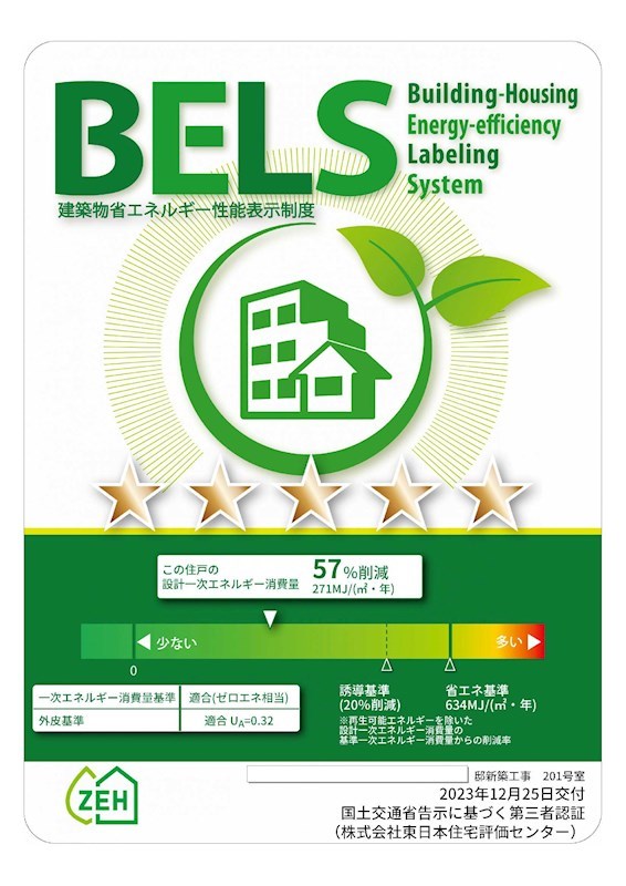 ルミエール大宮 省エネ性能ラベル