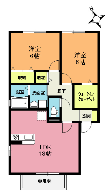 ラグランドール　壱番館 間取り
