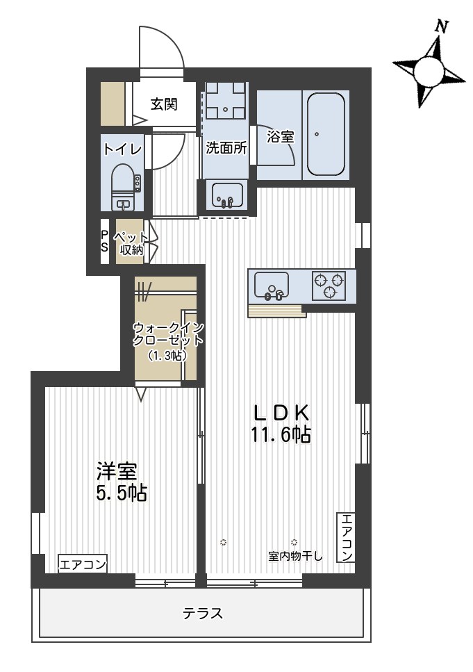 Ｌｉｎｏ　元町 間取り