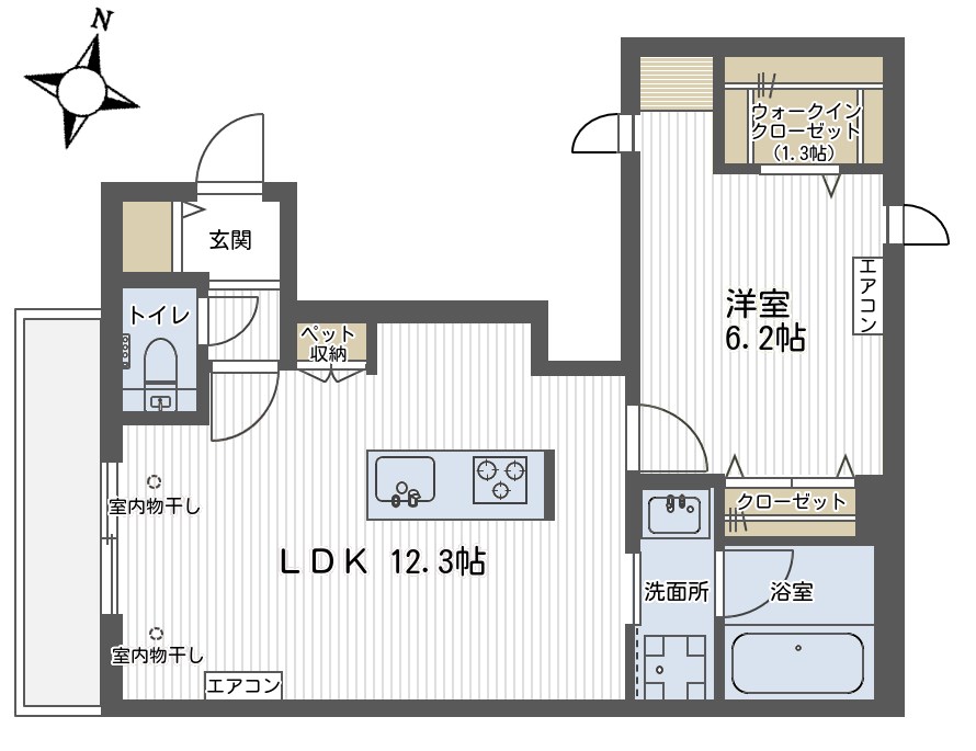 サンボナールＭ 間取り