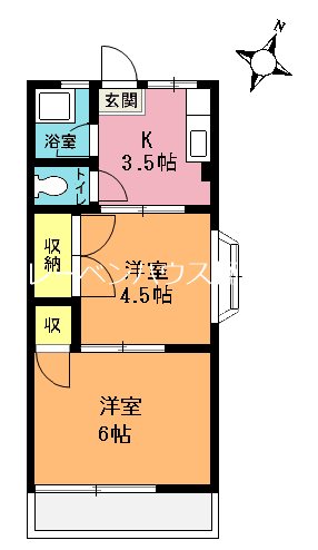シティハイム・メゾン　ド　ルーエ 間取り