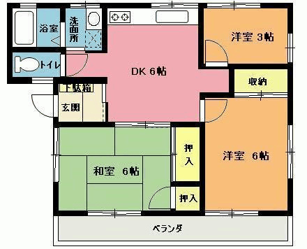 コーポ鎌倉 間取り