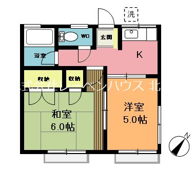 シティハイムマツバラ 間取り