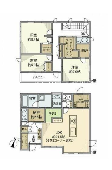 鴨川　戸建 間取り