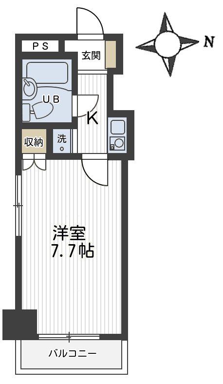 コスモスパジオ浦和常盤 間取り