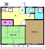 アサヒコーポ 間取り